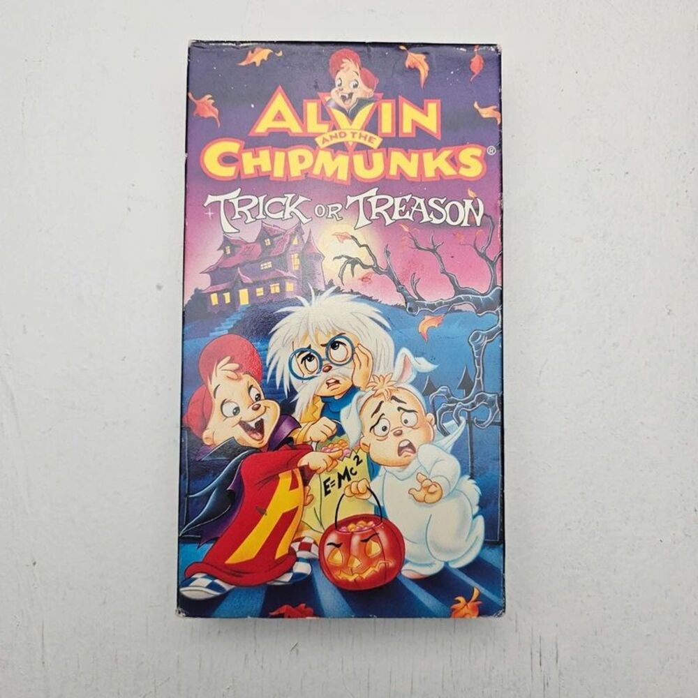 Alvin and the chipmunks trick or treason vhs Halloween movie
